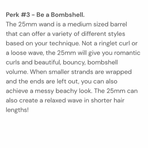 LANGE 25MM ONDULE’ CURLING WAND - Picture 9 of 16